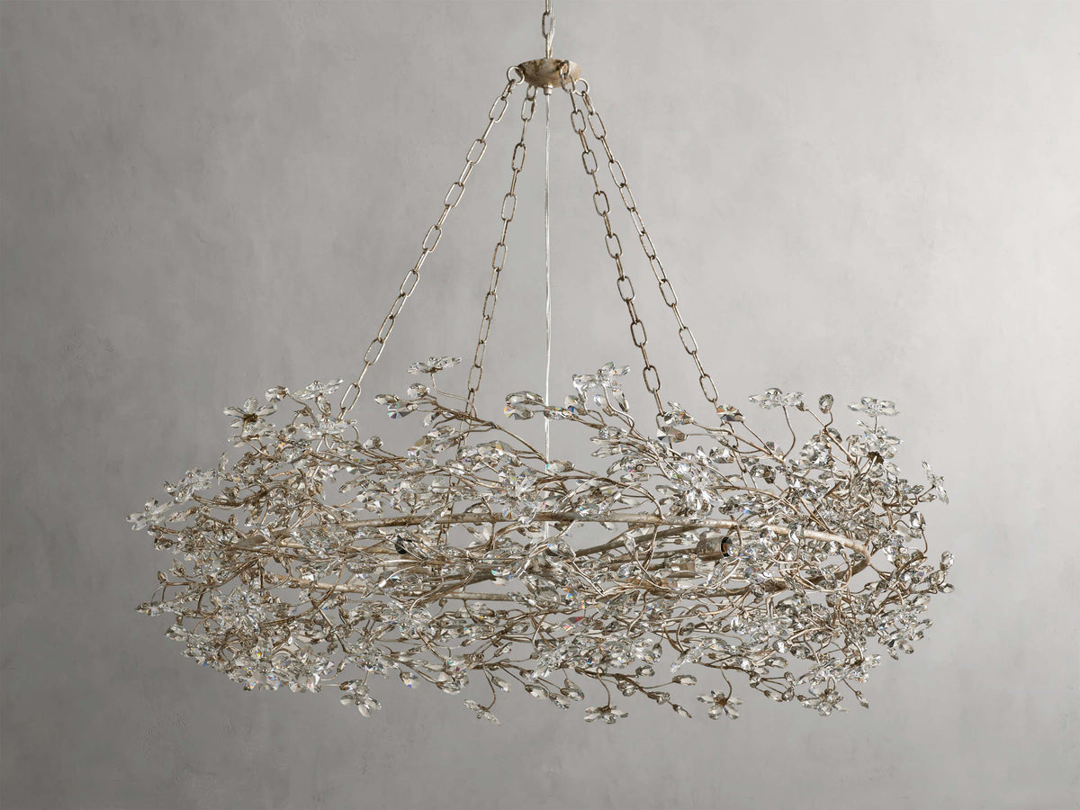 Fiore Garden Petal Twig Crown Chandelier