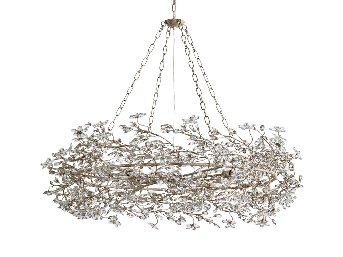 Fiore Garden Petal Twig Crown Chandelier