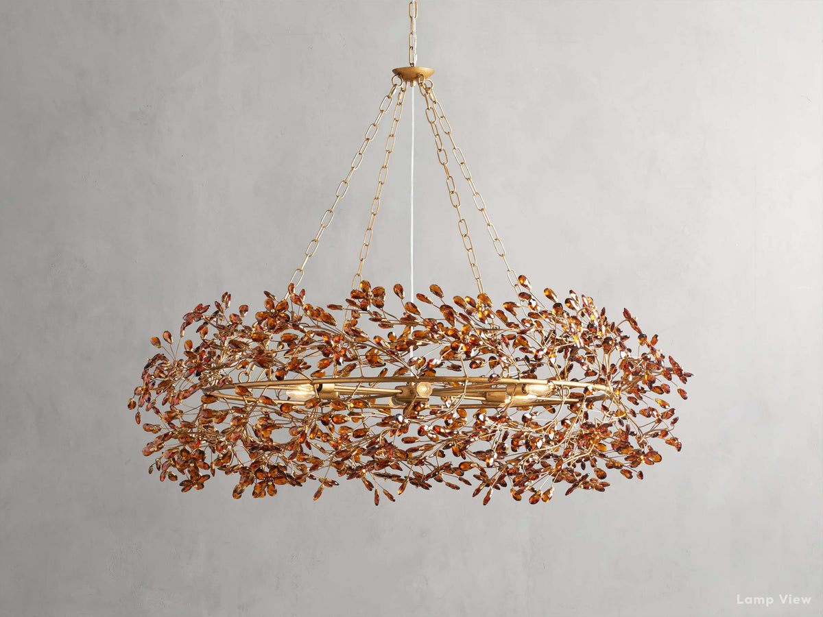 Fiore Bloom Leaf Crown Chandelier