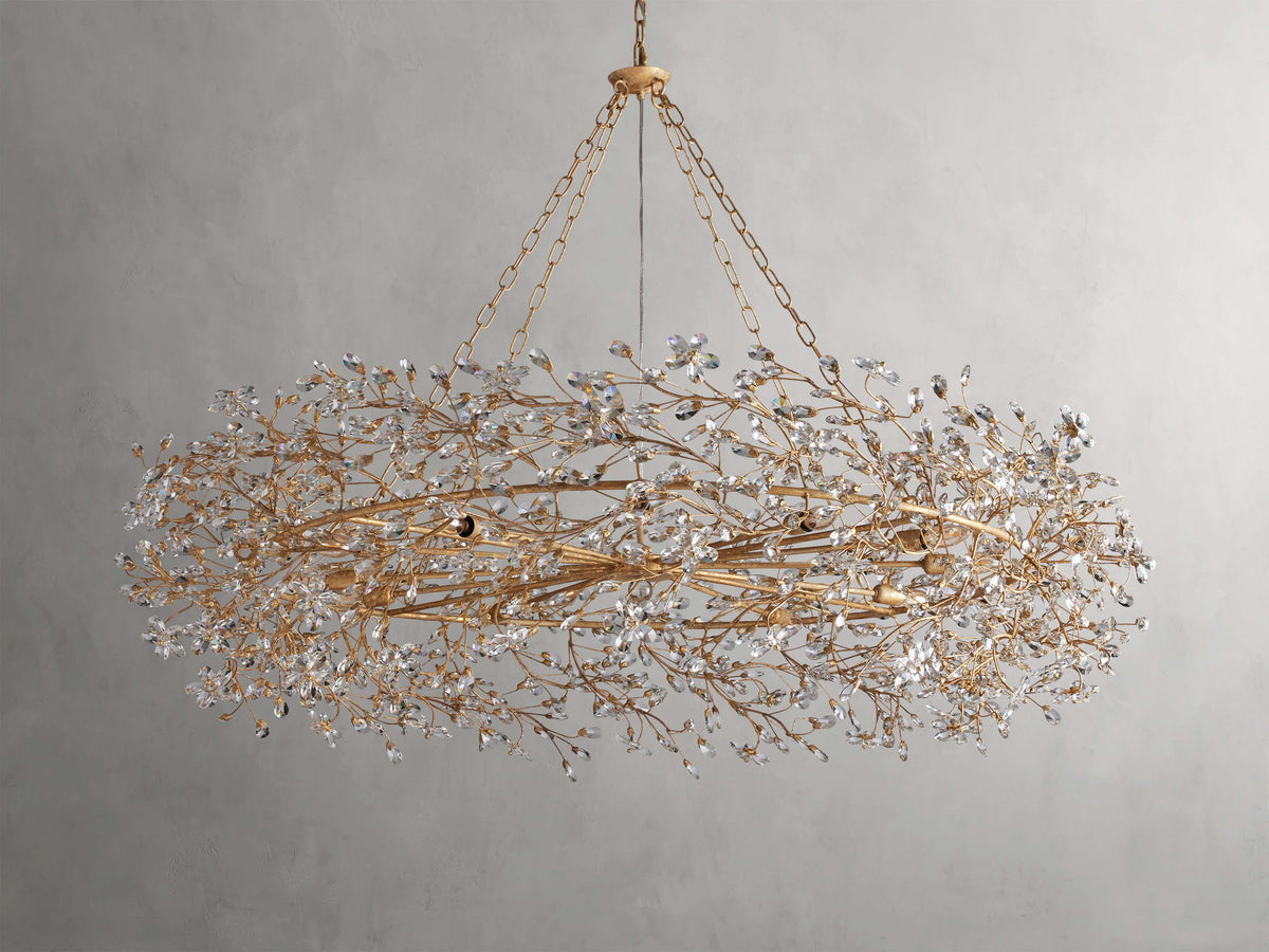 Fiore Bloom Leaf Crown Chandelier