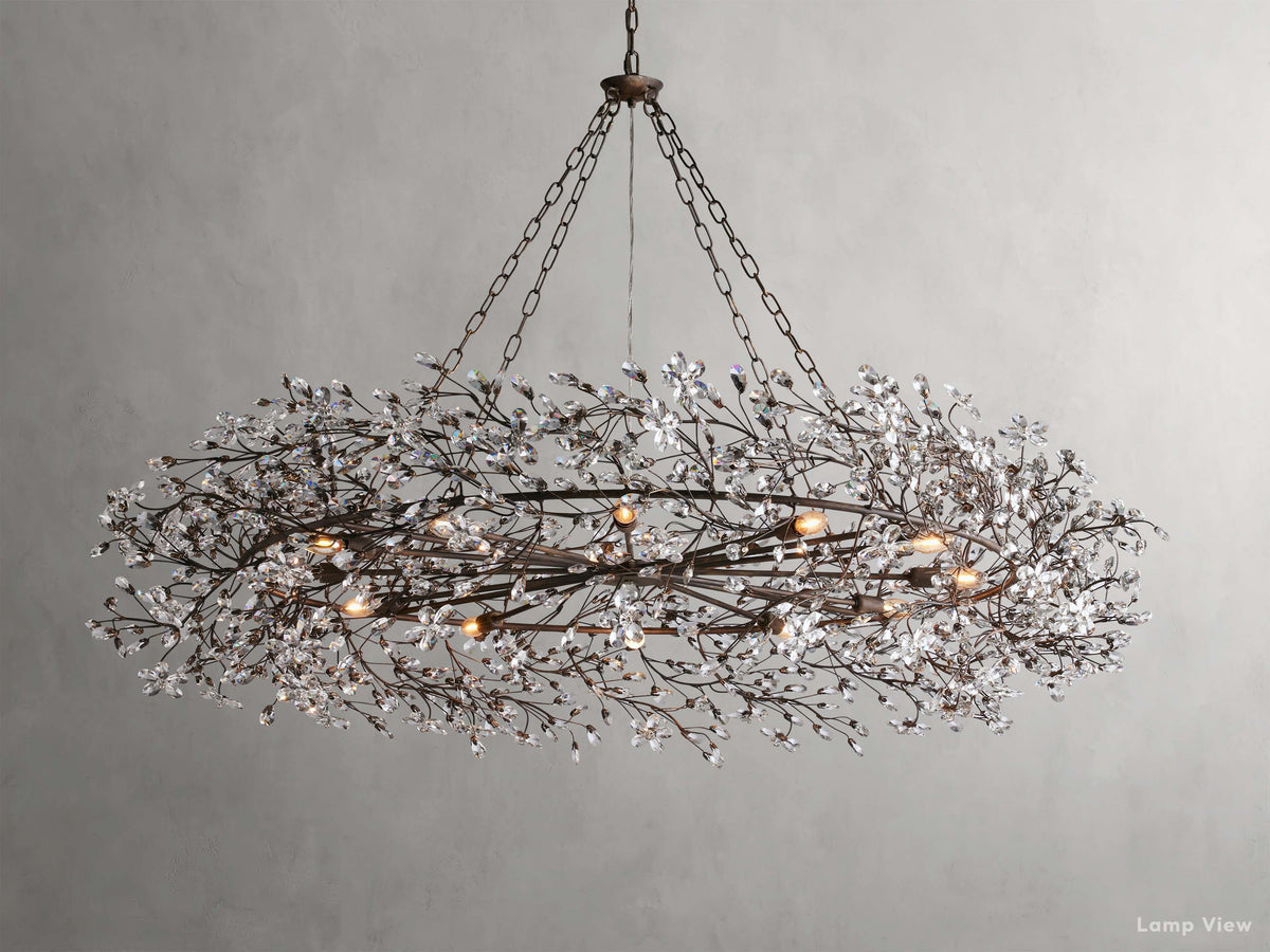 Fiore Bloom Leaf Crown Chandelier