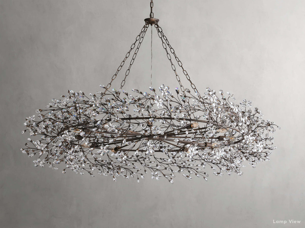 Fiore Bloom Leaf Crown Chandelier