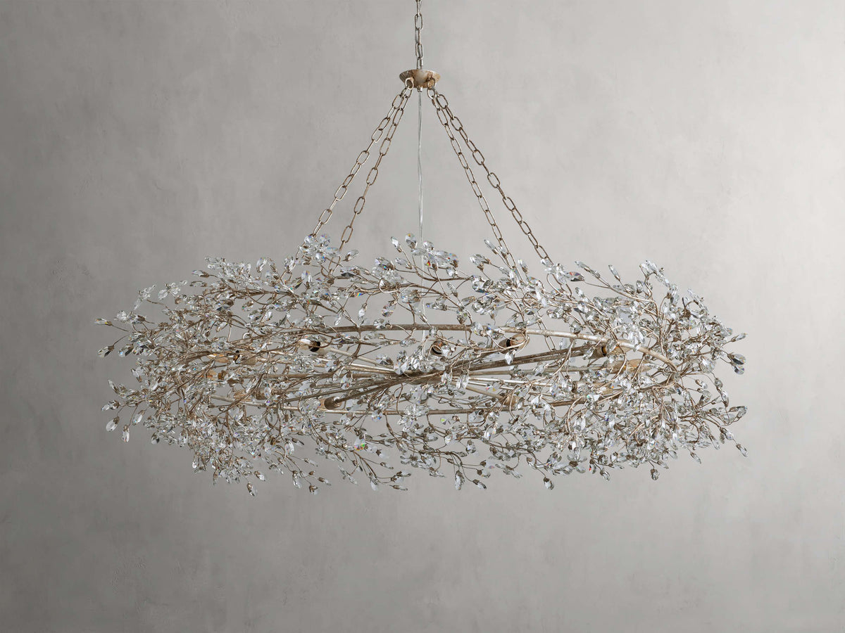 Fiore Garden Petal Twig Crown Chandelier