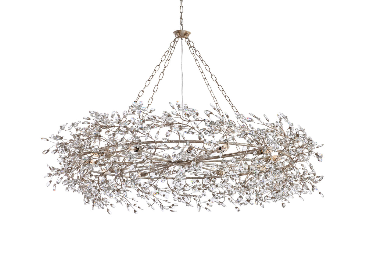 Fiore Garden Petal Twig Crown Chandelier
