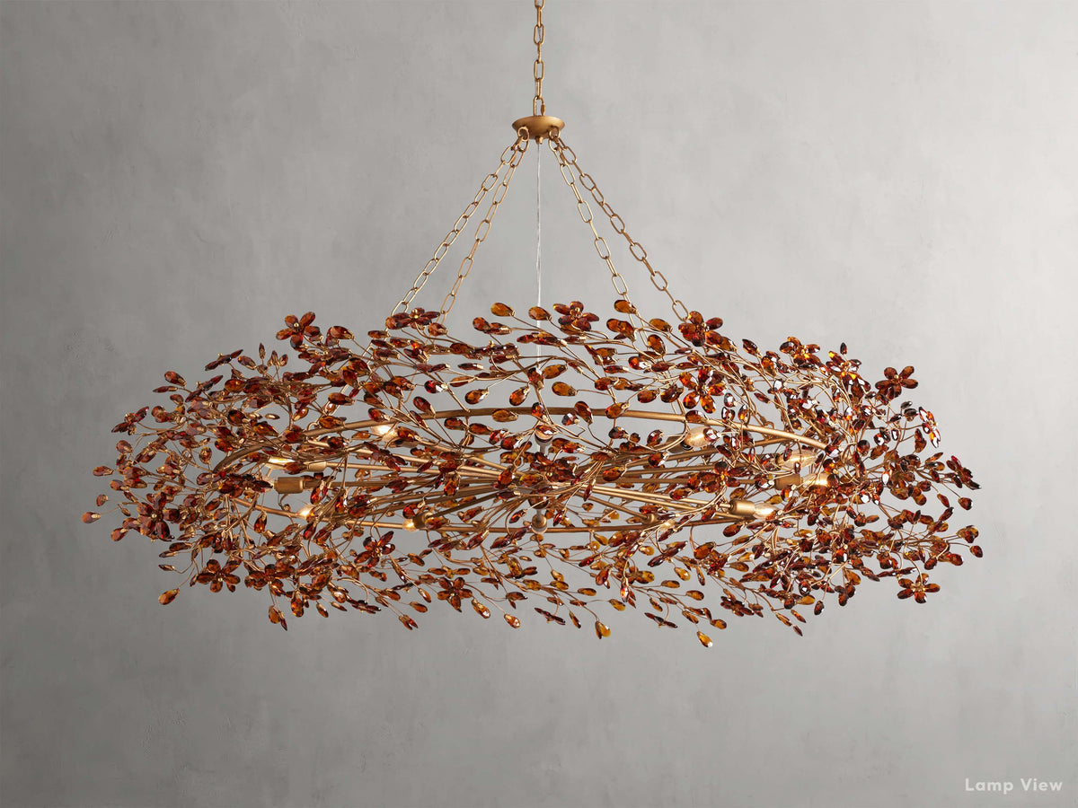 Fiore Bloom Leaf Crown Chandelier