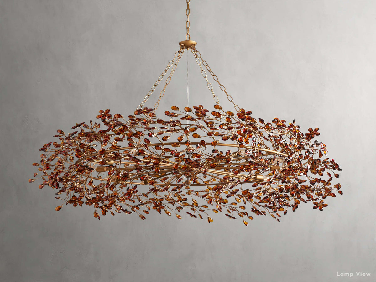 Fiore Bloom Leaf Crown Chandelier