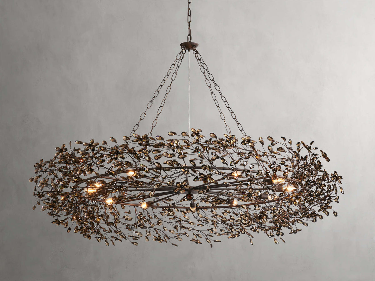 Fiore Bloom Leaf Crown Chandelier