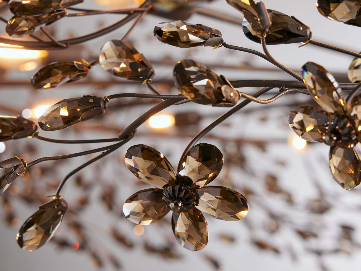 Fiore Garden Petal Twig Crown Chandelier
