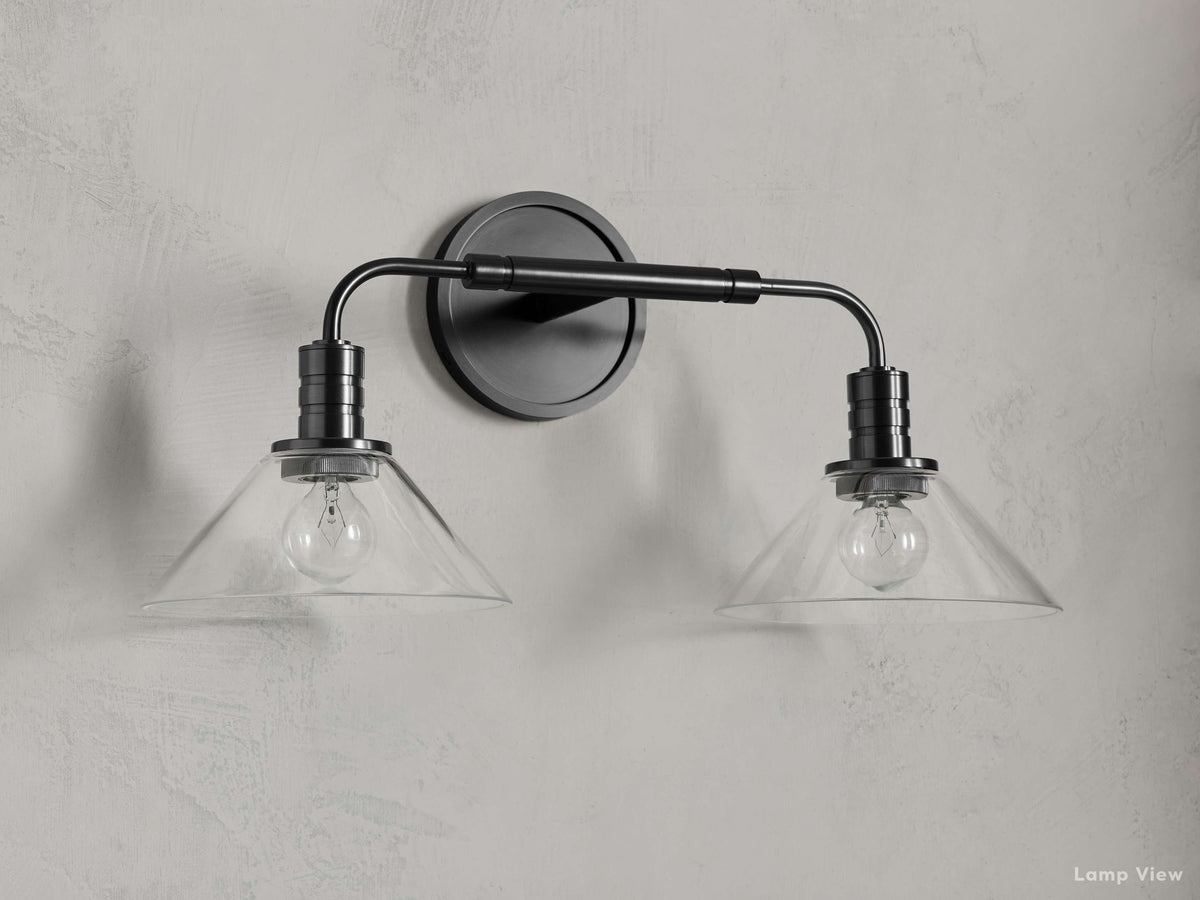 Theron Bell Glass Wall Sconce