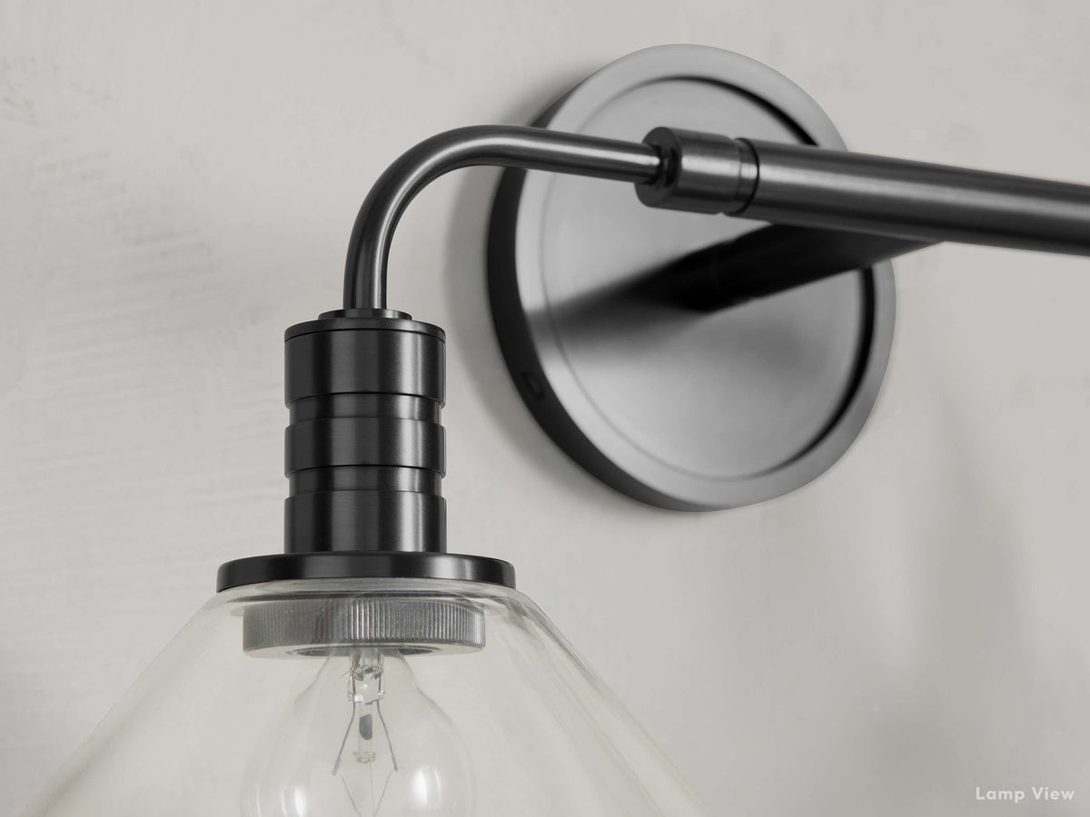 Theron Bell Glass Wall Sconce
