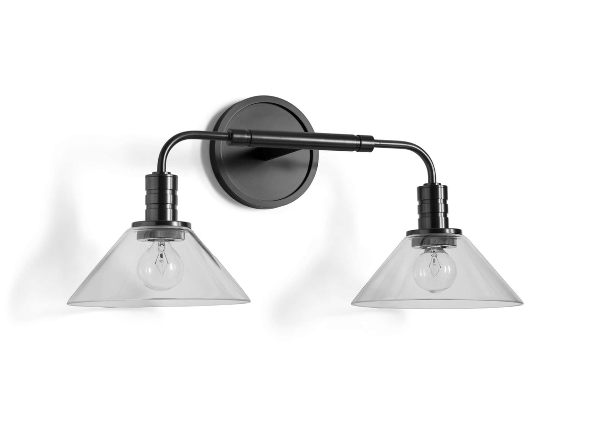 Theron Bell Glass Wall Sconce