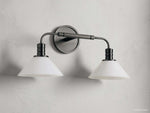 Theron Bell Glass Wall Sconce