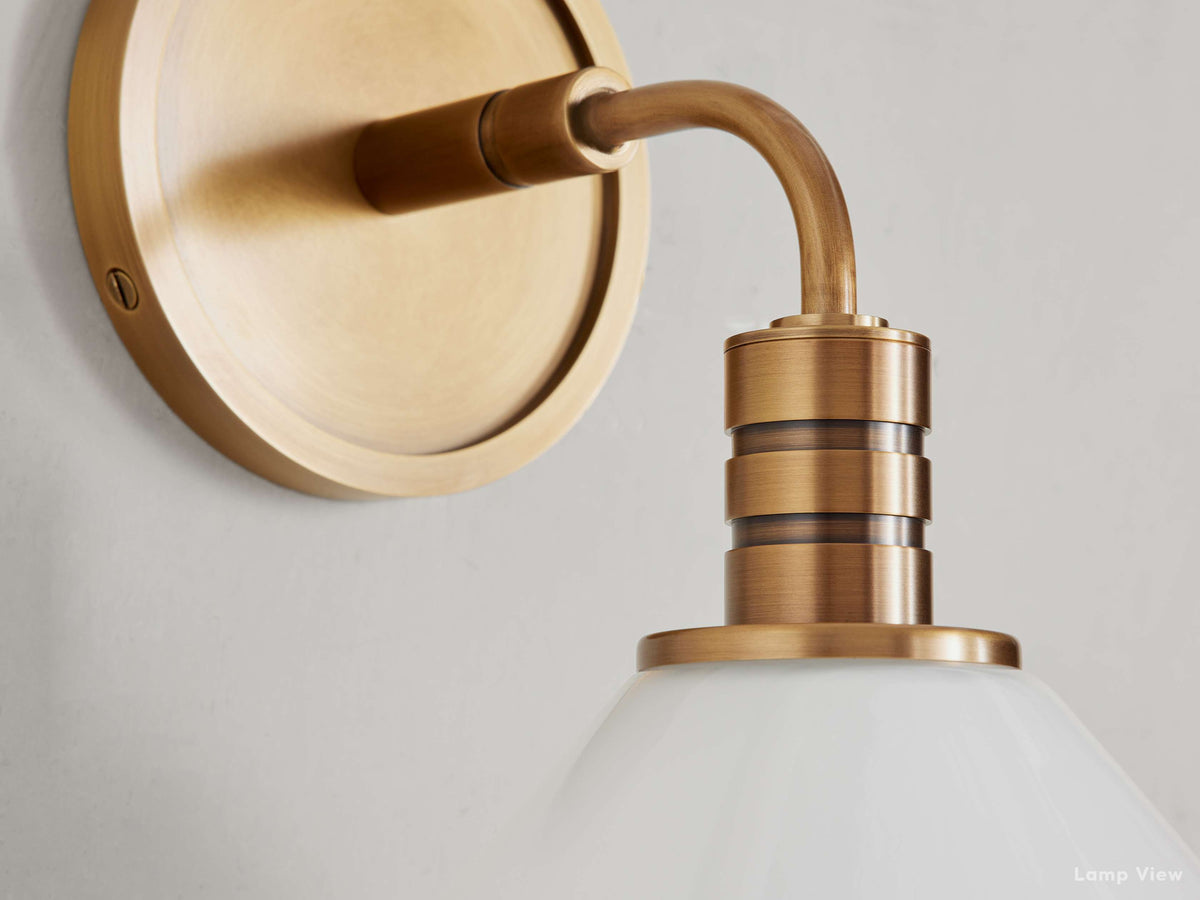 Theron Bell Glass Wall Sconce