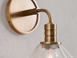 Theron Bell Glass Wall Sconce