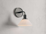 Theron Bell Glass Wall Sconce