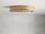 Arica Alabaster Crafted Round Chandelier