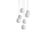 Arica Alabaster Crafted Round Chandelier