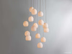Arica Alabaster Crafted Round Chandelier