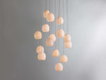 Arica Alabaster Round Chandelier