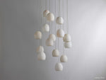Arica Alabaster Crafted Round Chandelier