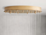Arica Alabaster Crafted Round Chandelier