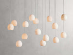 Arica Alabaster Crafted Linear Chandelier