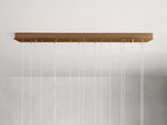 Arica Alabaster Crafted Linear Chandelier