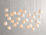 Arica Alabaster Crafted Linear Chandelier
