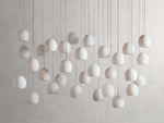 Arica Alabaster Crafted Linear Chandelier