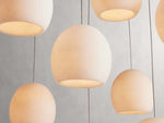 Arica Alabaster Crafted Linear Chandelier