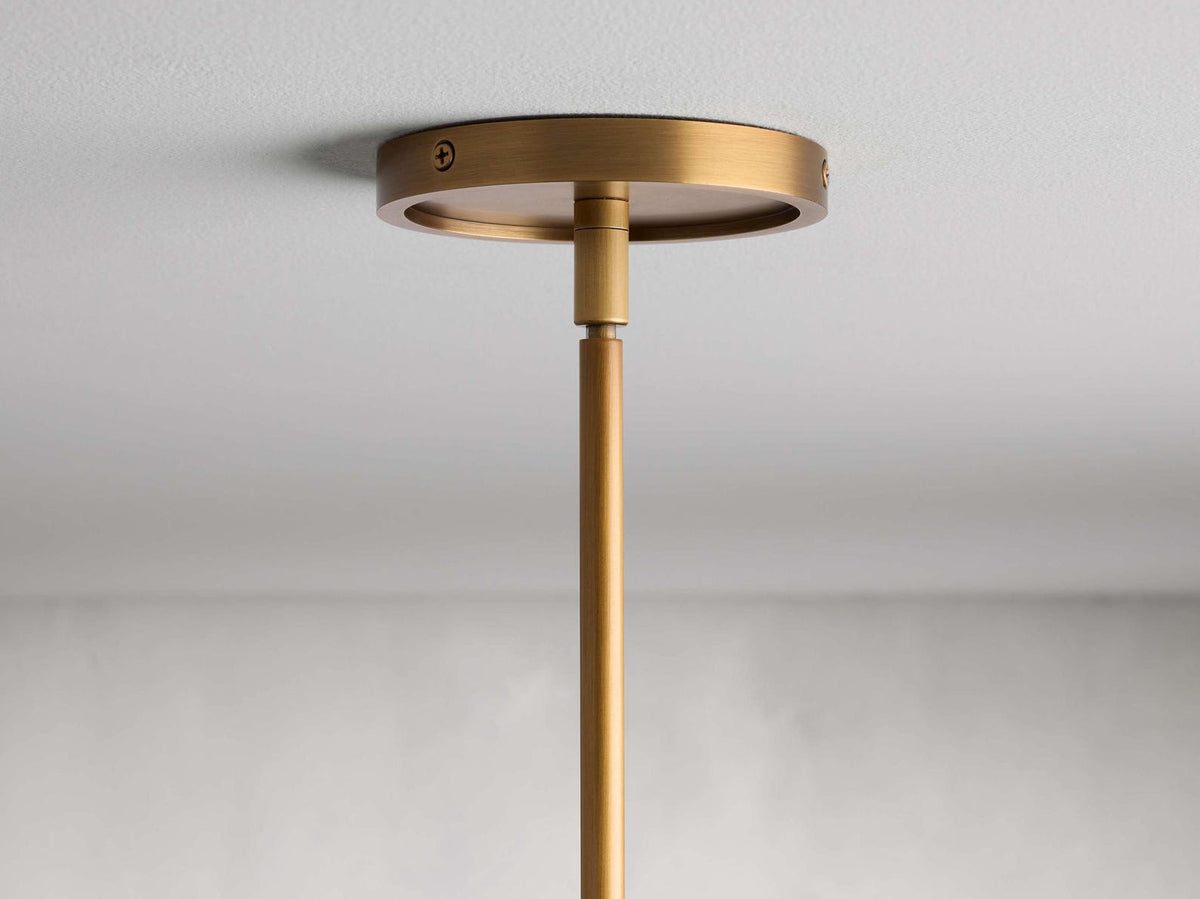 Rhodes Wrapped Linen Round Chandelier