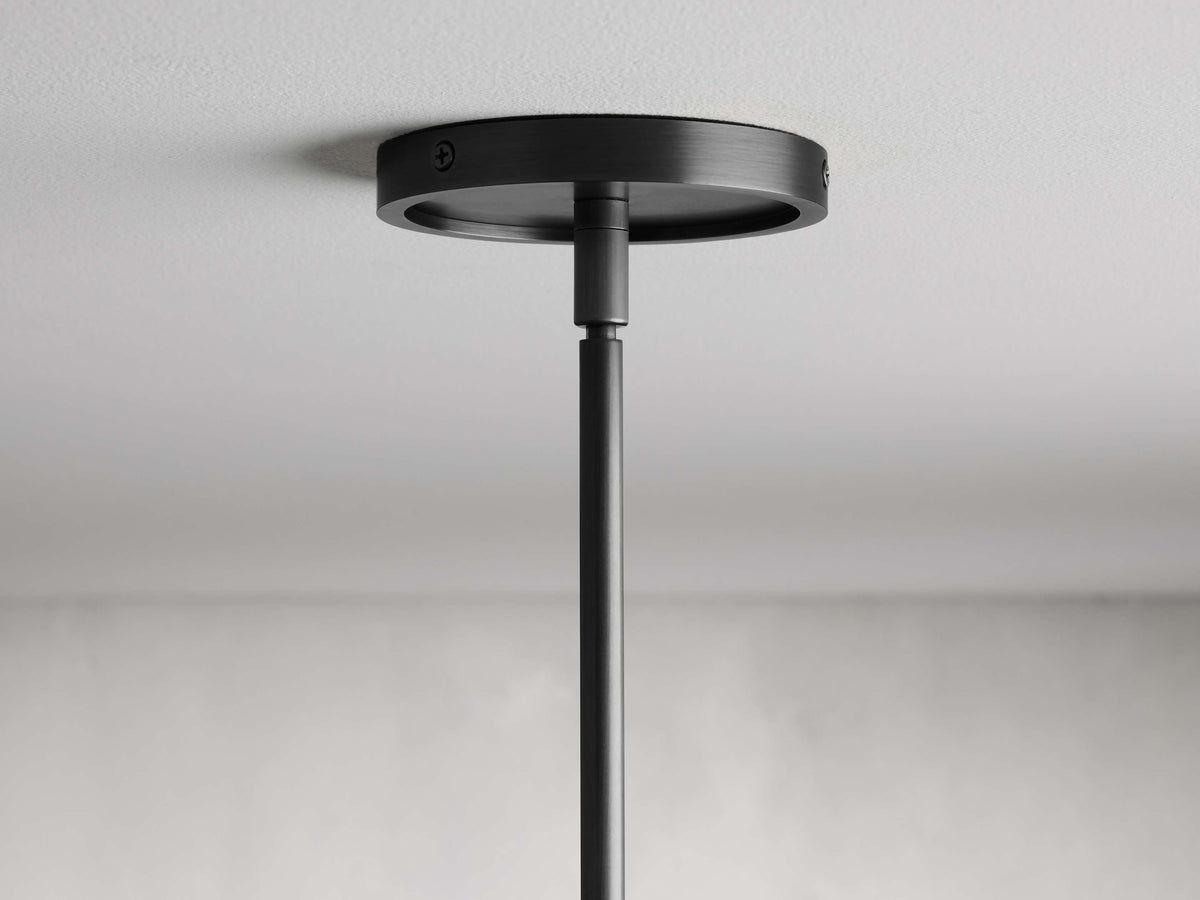 Rhodes Wrapped Linen Round Chandelier