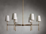 Rhodes Wrapped Linen Round Chandelier