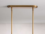 Rhodes Wrapped Linen Linear Chandelier