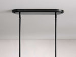 Rhodes Wrapped Linen Linear Chandelier
