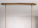 Rhodes Wrapped Linen Linear Chandelier