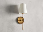Rhodes Wrapped Linen Wall Sconce