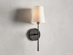 Rhodes Wrapped Linen Wall Sconce