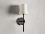 Rhodes Wrapped Linen Wall Sconce