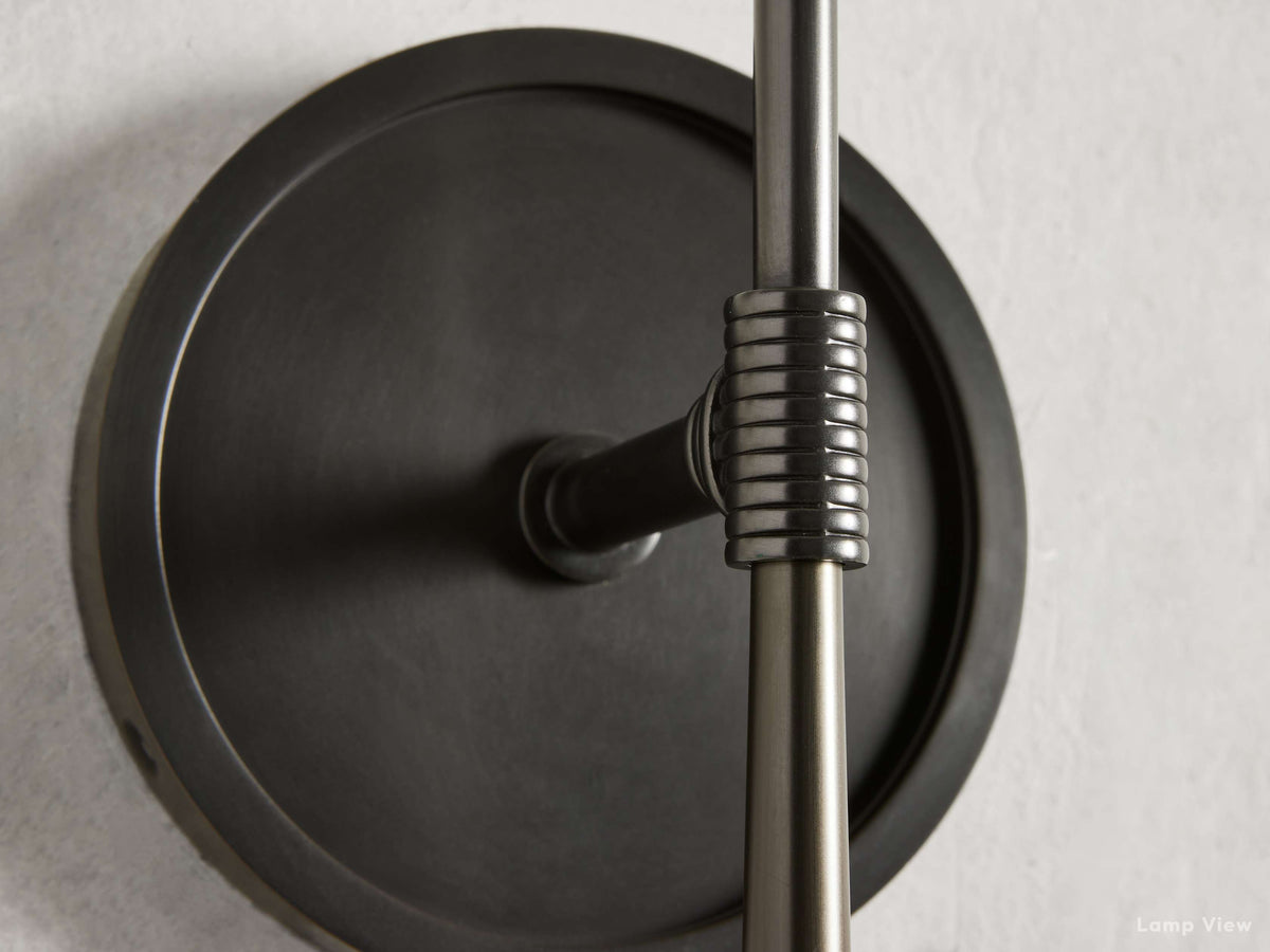 Rhodes Wrapped Linen Wall Sconce