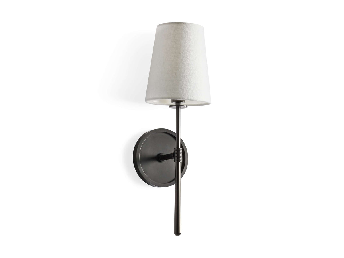 Rhodes Wrapped Linen Wall Sconce