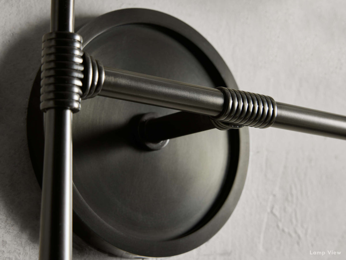Rhodes Wrapped Linen Wall Sconce
