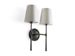 Rhodes Wrapped Linen Wall Sconce