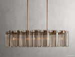 Delsie Fluted Striking Oval Chandelier