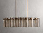 Delsie Fluted Striking Oval Chandelier