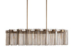 Delsie Fluted Striking Oval Chandelier