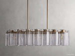 Delsie Fluted Striking Oval Chandelier