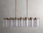 Delsie Glass Oval Chandelier
