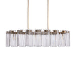 Delsie Fluted Striking Oval Chandelier