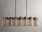 Delsie Grooved Glass Oval Chandelier